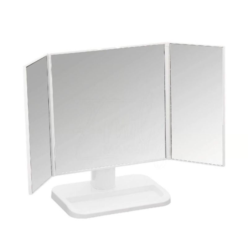 GENERICO - Espejo Plegable 360 3 Caras Cosmetic Mirror Maquillaje 42cm