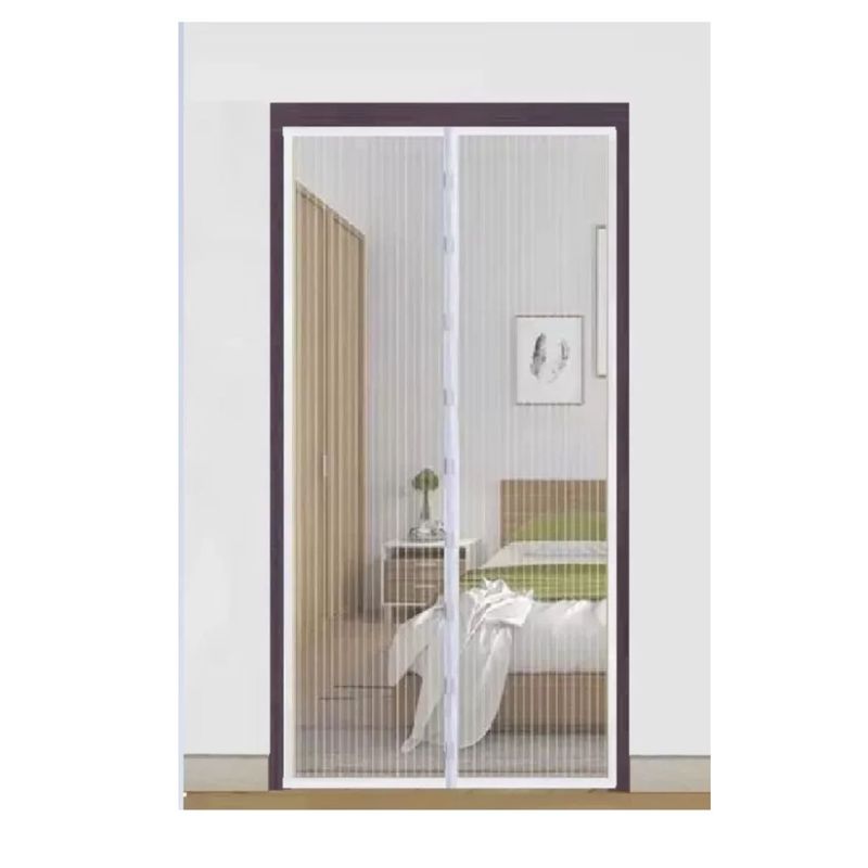 GENERICO - Malla Ventana Magnética Moscas 210cm Color Blanco
