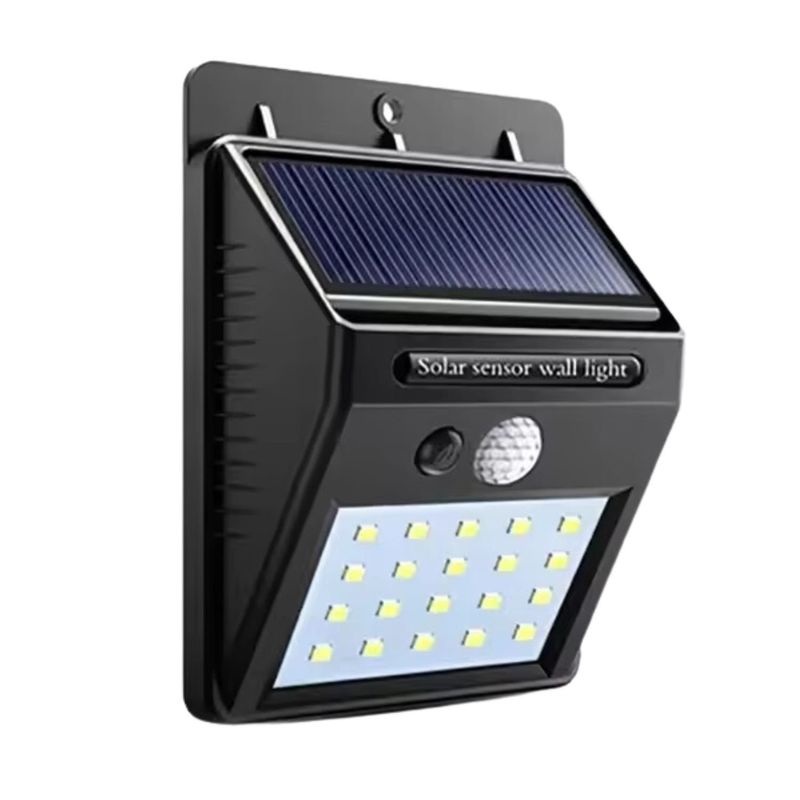 GENERICO - Luz Solar Led De Pared 20 Leds 12cm Eficiencia Energética