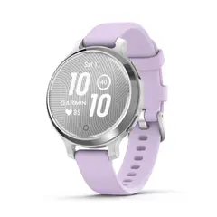 GARMIN - Lily 2 Active Plata con correa jazmín morado - Violeta