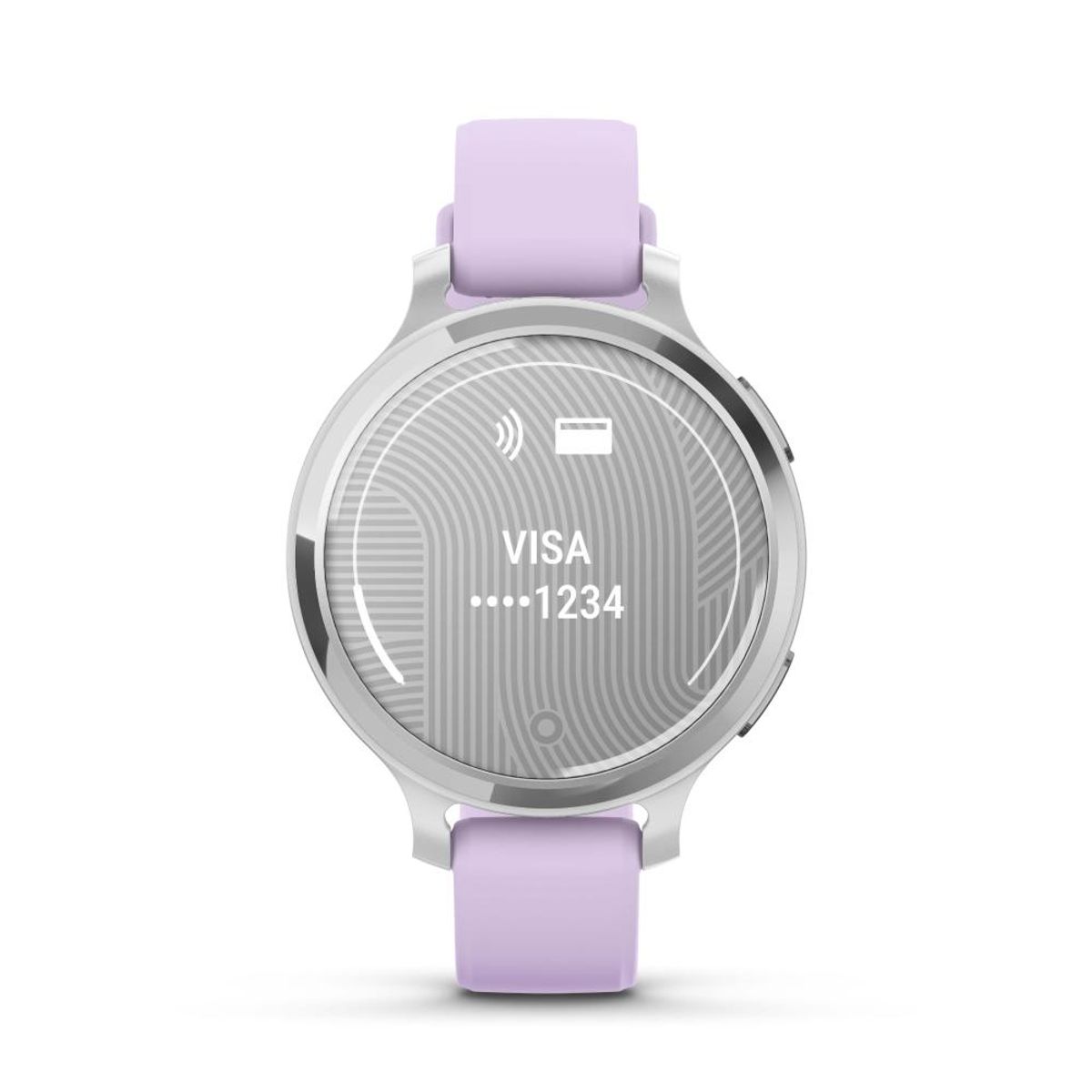 GARMIN - Lily 2 Active Plata con correa jazmín morado - Violeta