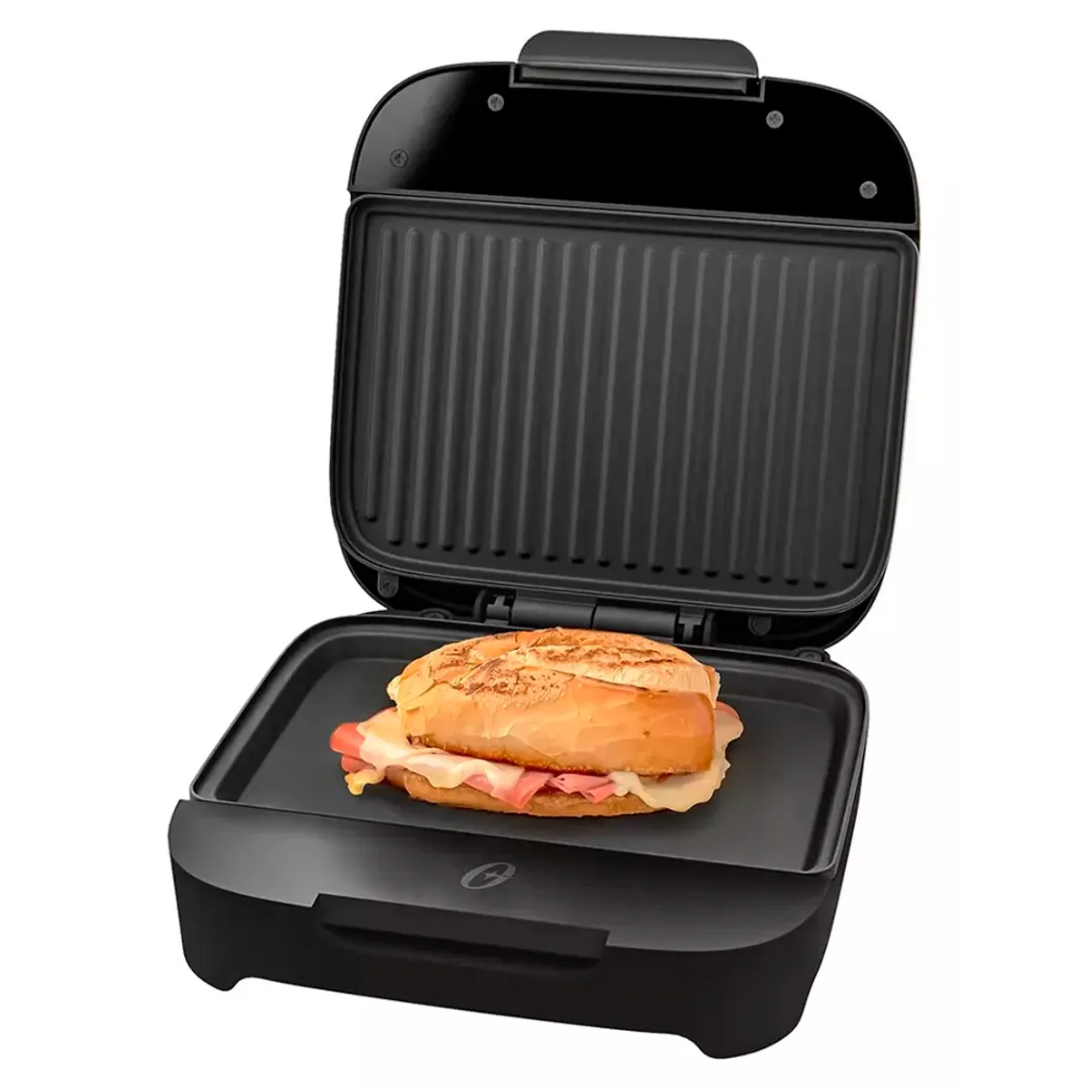 OSTER - Sandwichera Compacta Con Platos Hondos Ckstsm400 Color Negro