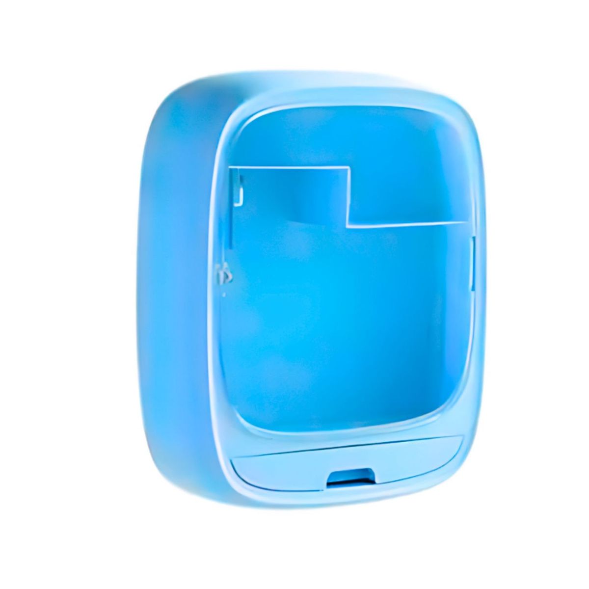 GENERICO - Comestiquero Montable Celeste 27cm Almacenamiento Práctico.