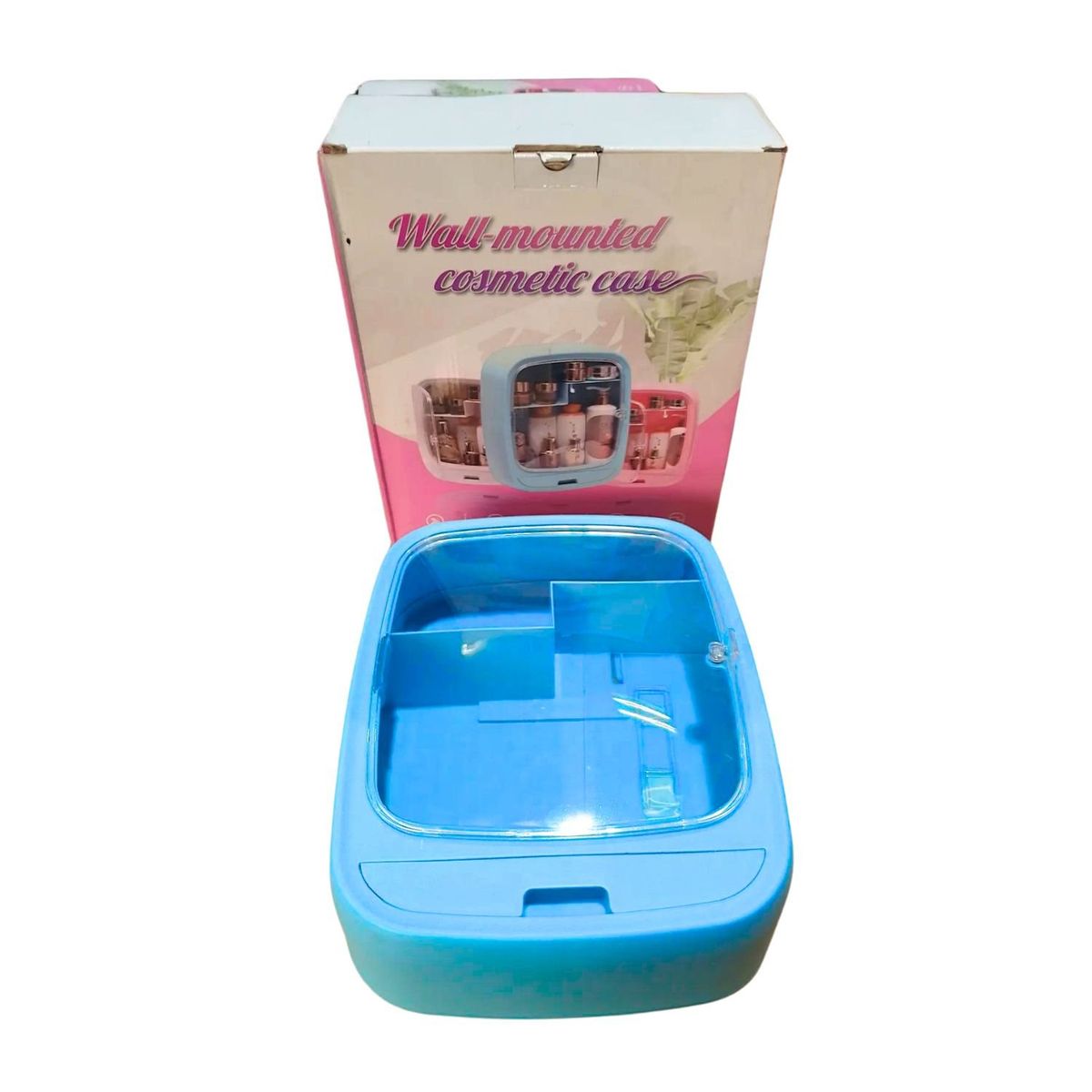 GENERICO - Comestiquero Montable Celeste 27cm Almacenamiento Práctico.