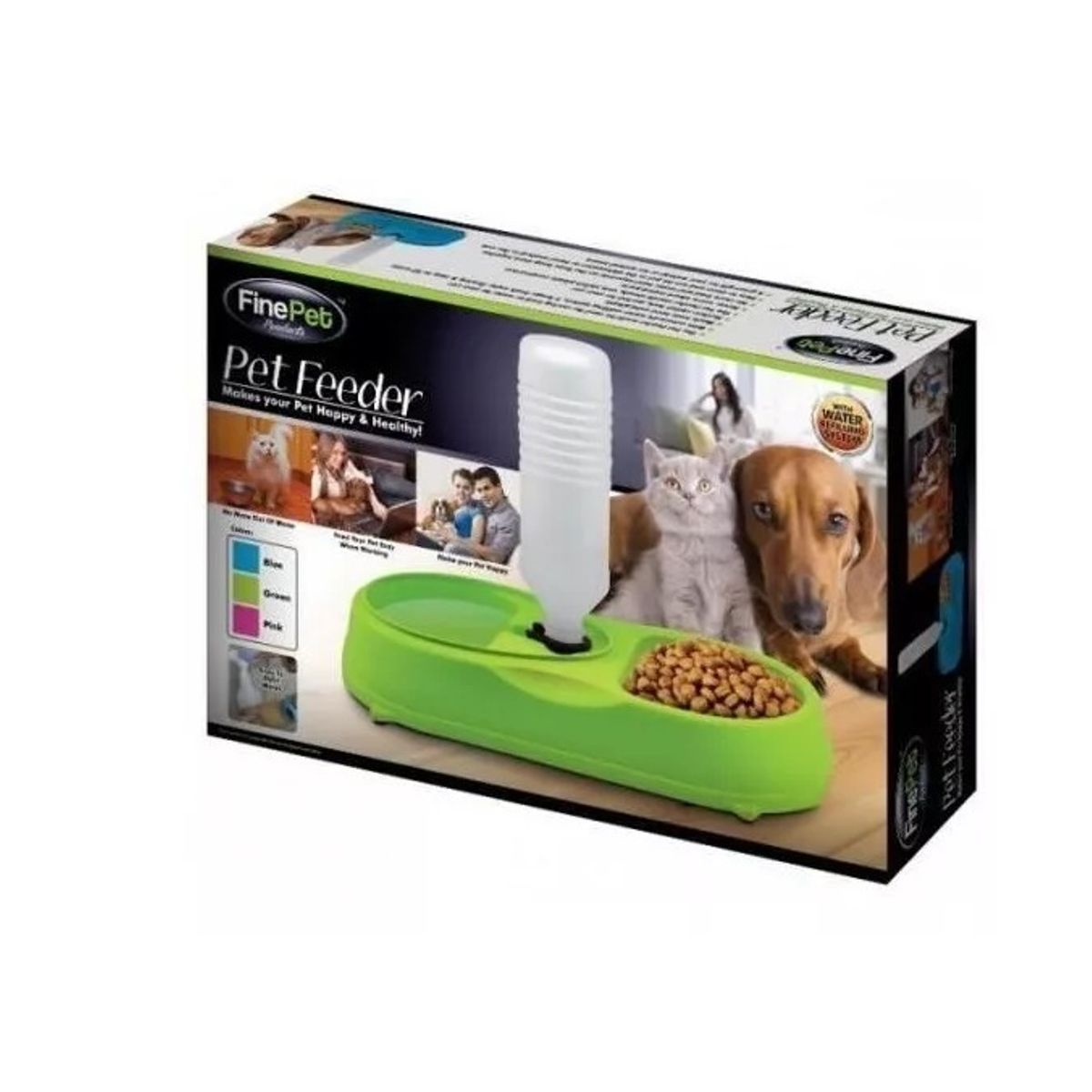 GENERICO - PLATO CON BEBEDERO PARA MASCOTA IT1356