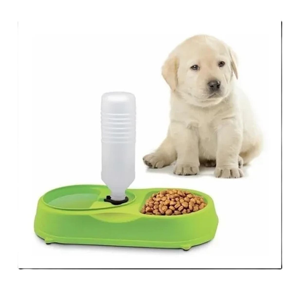 GENERICO - PLATO CON BEBEDERO PARA MASCOTA IT1356