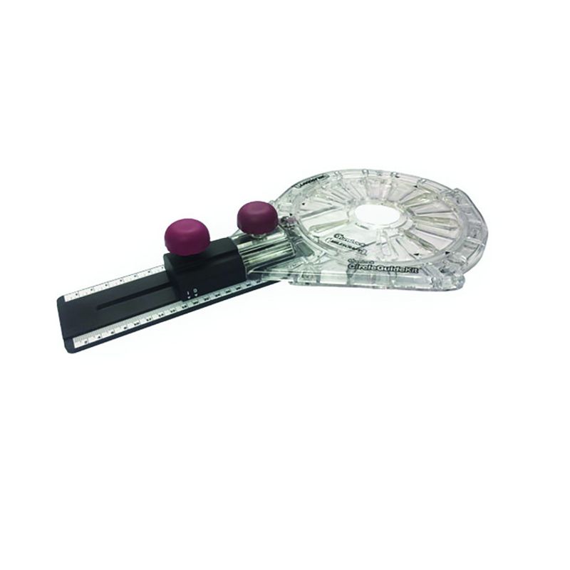 MILESCRAFT - Plantilla Circular Para Router 1210 Milescraft