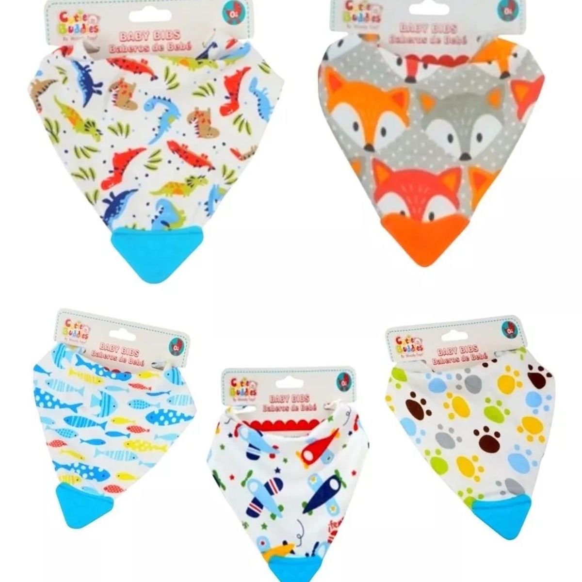 GENERICO - Pack 3 Bandanas Baberos Impermeables