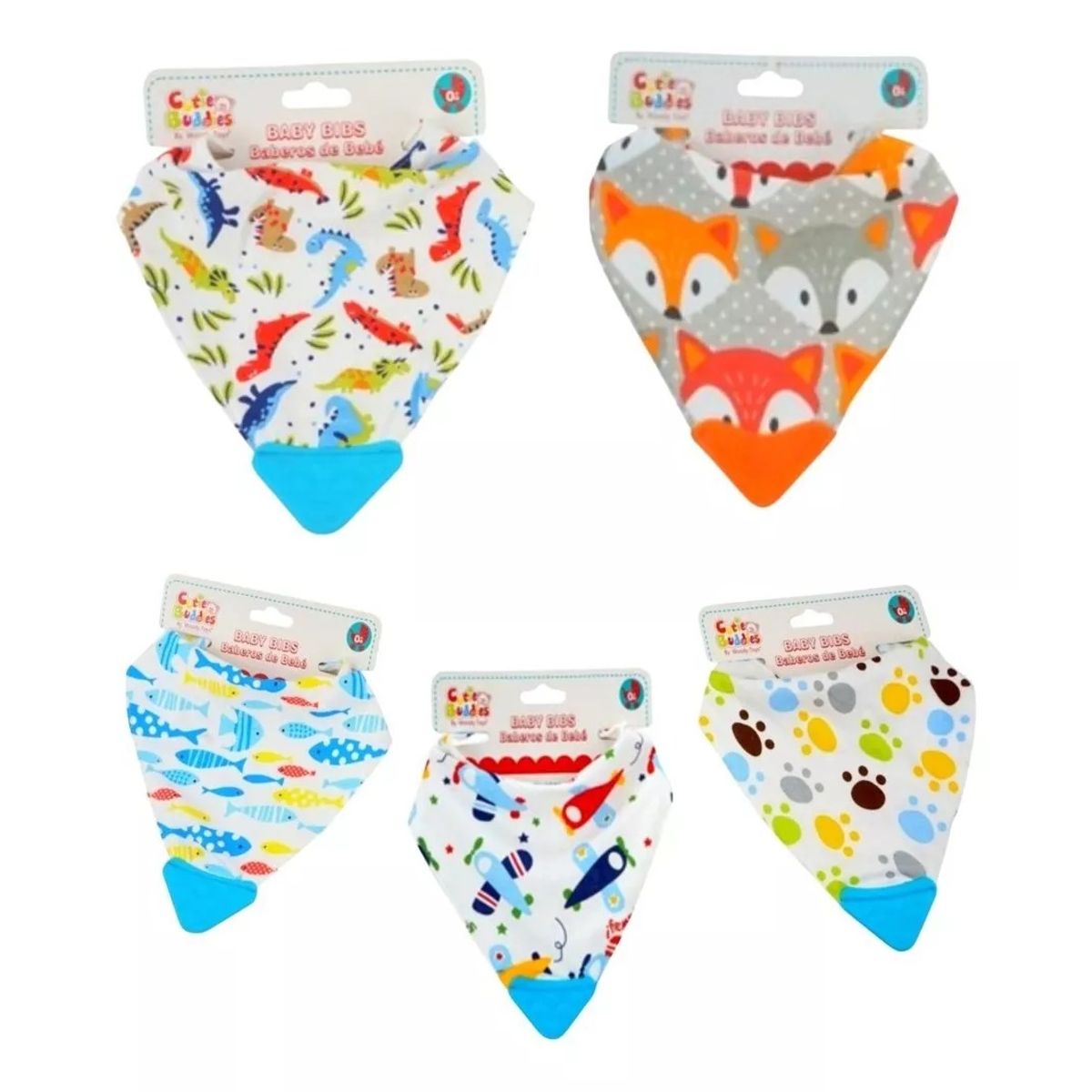 GENERICO - Pack 3 Bandanas Baberos Impermeables