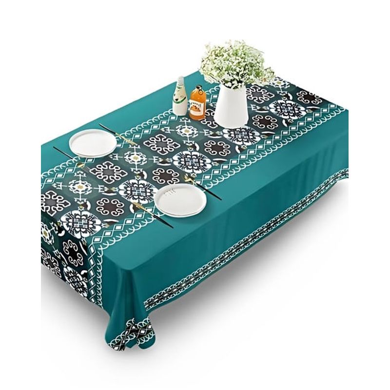 GENERICO - Mantel De Comedor Rectangular impermeable 140x 220 cm M1