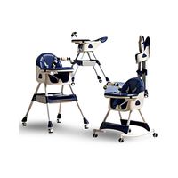 SILLA PARA BEBÉS SILLA DE COMER MULTIFUNCIONAL AZUL