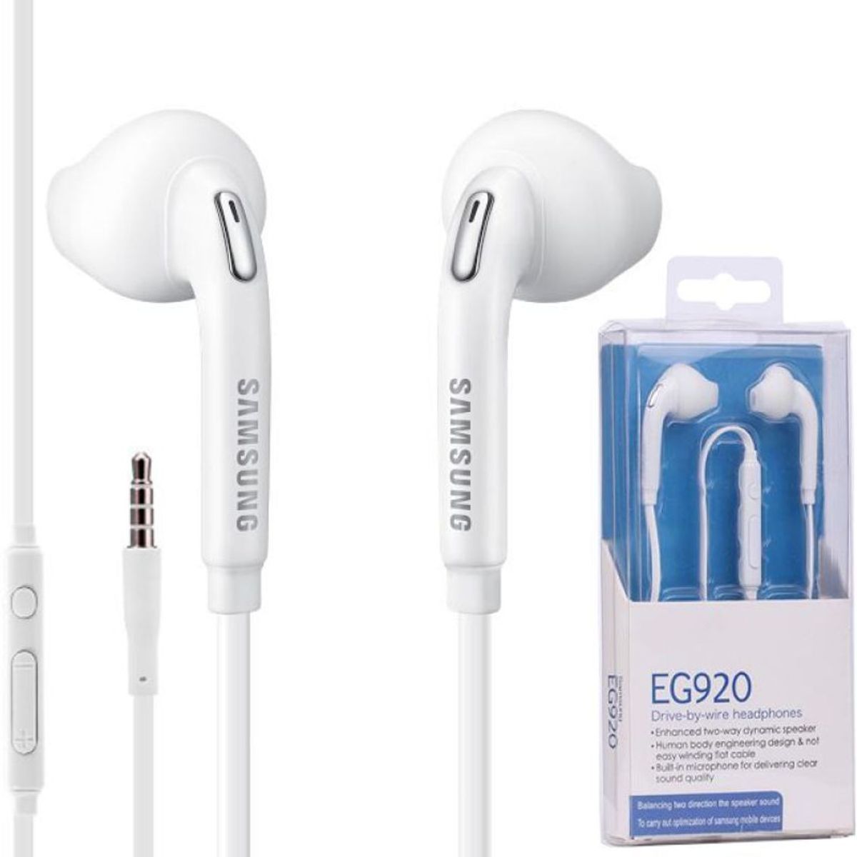 GENERICO - Audifonos Compatible con Samsung EG920In-ear Jack 35mm
