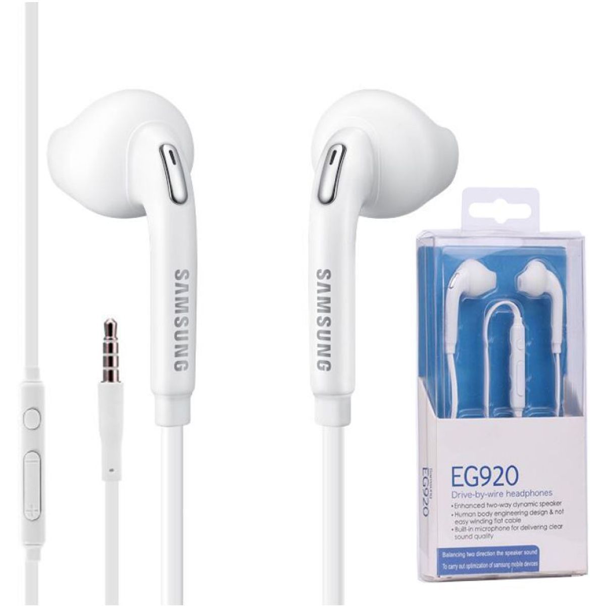 GENERICO - Audifonos Compatible con Samsung EG920In-ear Jack 35mm