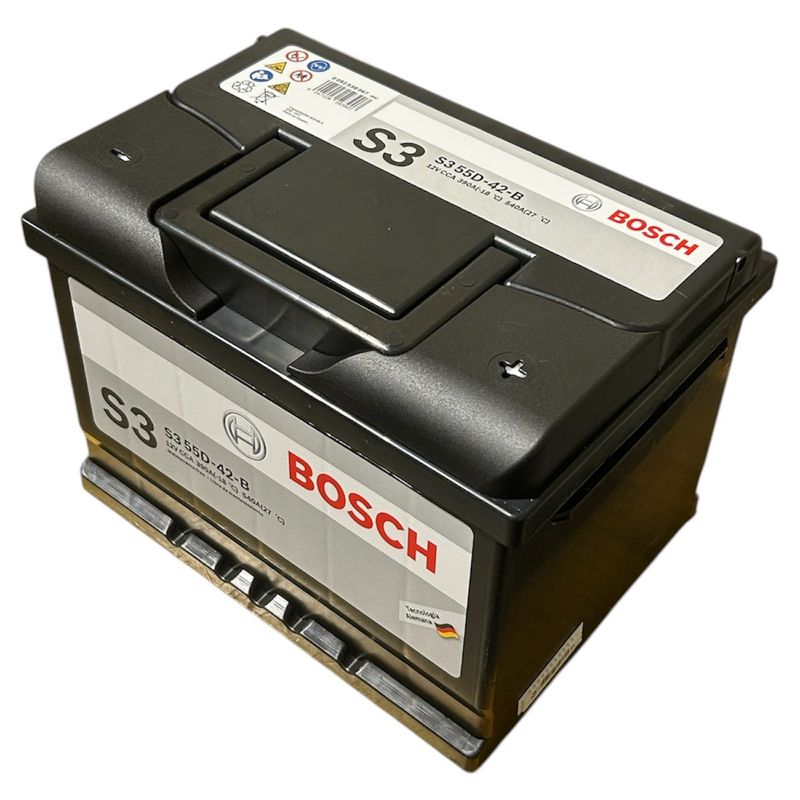 BOSCH - Batería de Automóvil 55 Ah Positivo Derecho 390 CCA
