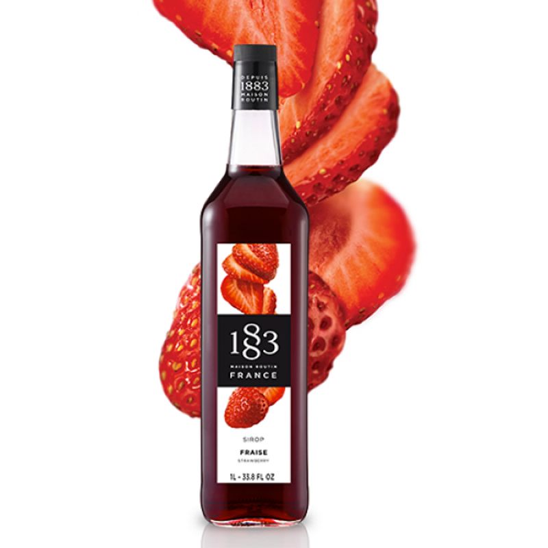 1883 MAISON ROUTIN - SYROP ROUTIN STRAWBERRY FRUTILLA 1000 ML