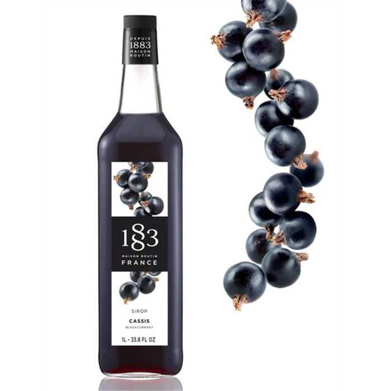 1883 MAISON ROUTIN - SYROP ROUTIN BLACKCURRANT CASSIS GROSELLA NEGRA 1000 ML