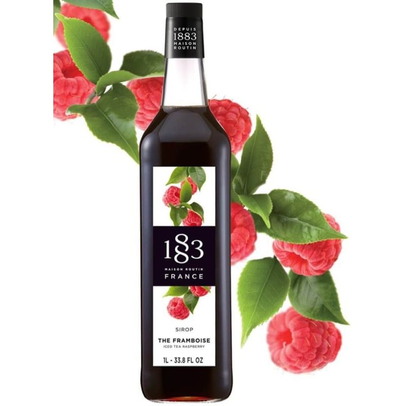 1883 MAISON ROUTIN - SYROP ROUTIN ICED TEA RASPBERRY TE DE FRAMBUESA 1000 ML