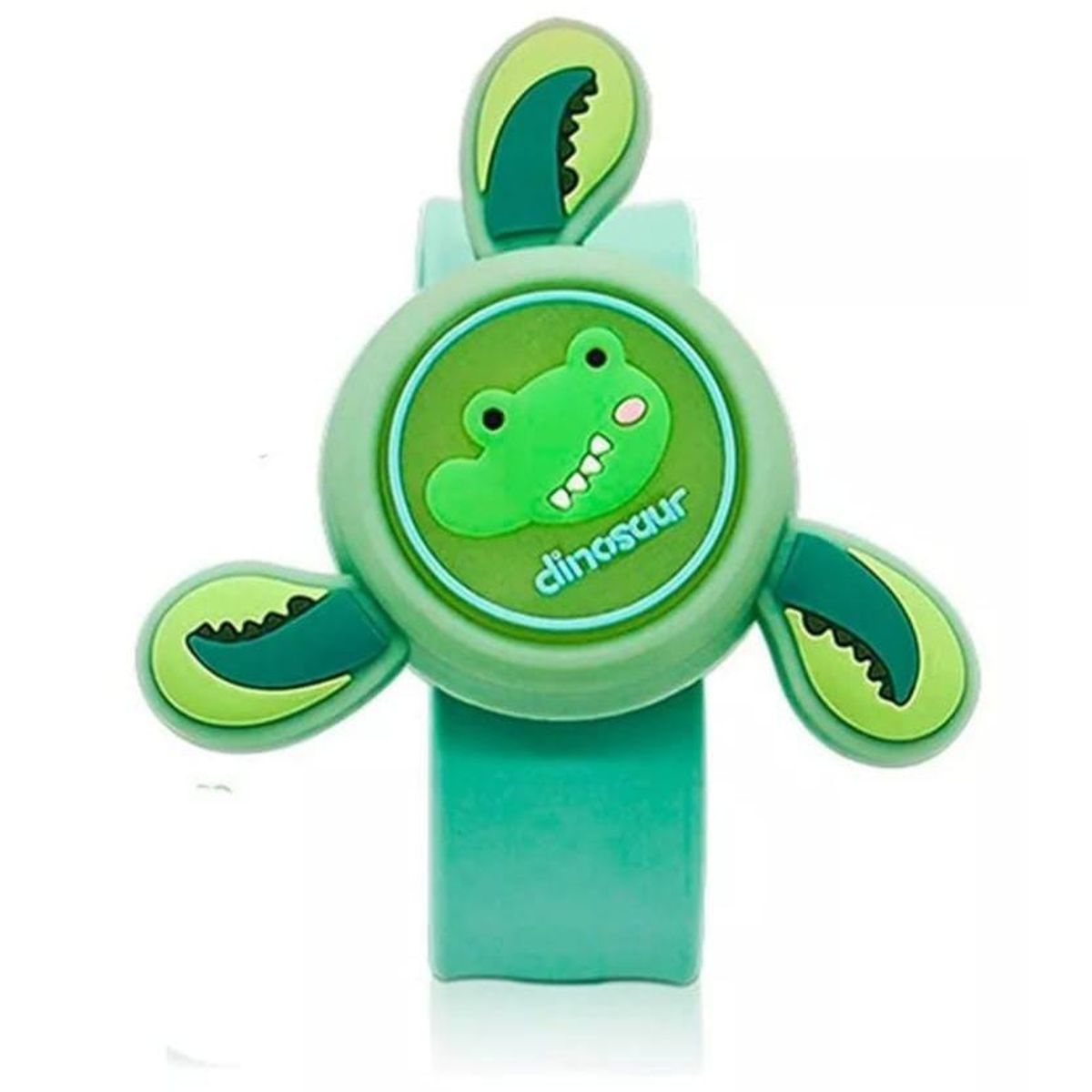 IRM - RELOJ REPELENTE DE MOSQUITOS CON SPINER Y LUCES DINOSAURIO