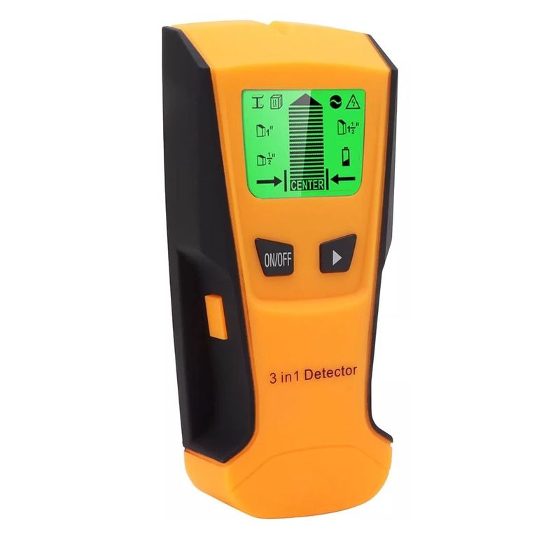 GENERICO - Escaner Digital Detector De Pared 3 En 1 8cm Naranja
