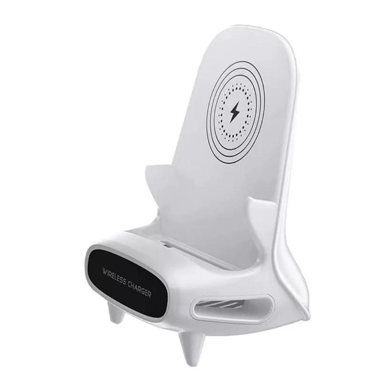 GENERICO - CARGADOR INALAMBRICO CON SOPORTE CELULAR MINI SILLA