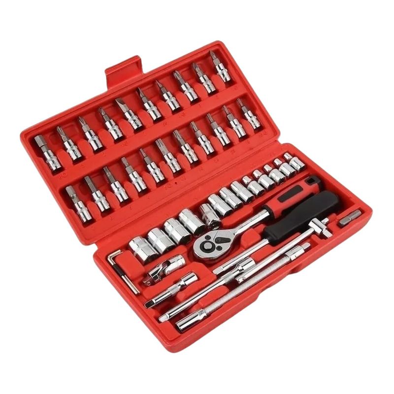 GENERICO - Kit De Dados 46 Piezas Plata 24cm Alta Calidad Juego