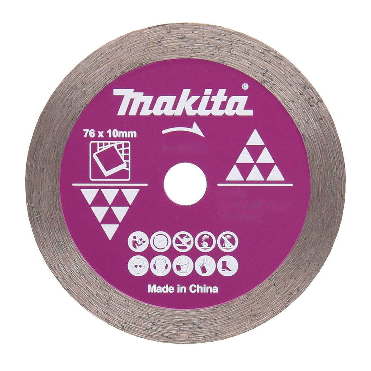 MAKITA - Disco Diamantado de Borde Continuo Makita 76x10mm D-77263