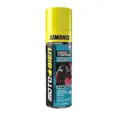 GENERICO - Limpiador desinfectante en seco para casco y equipo de moto simoniz motobien 220ml