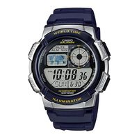 Reloj Ae-1000w-2av Hombre Digital Resina - Azul