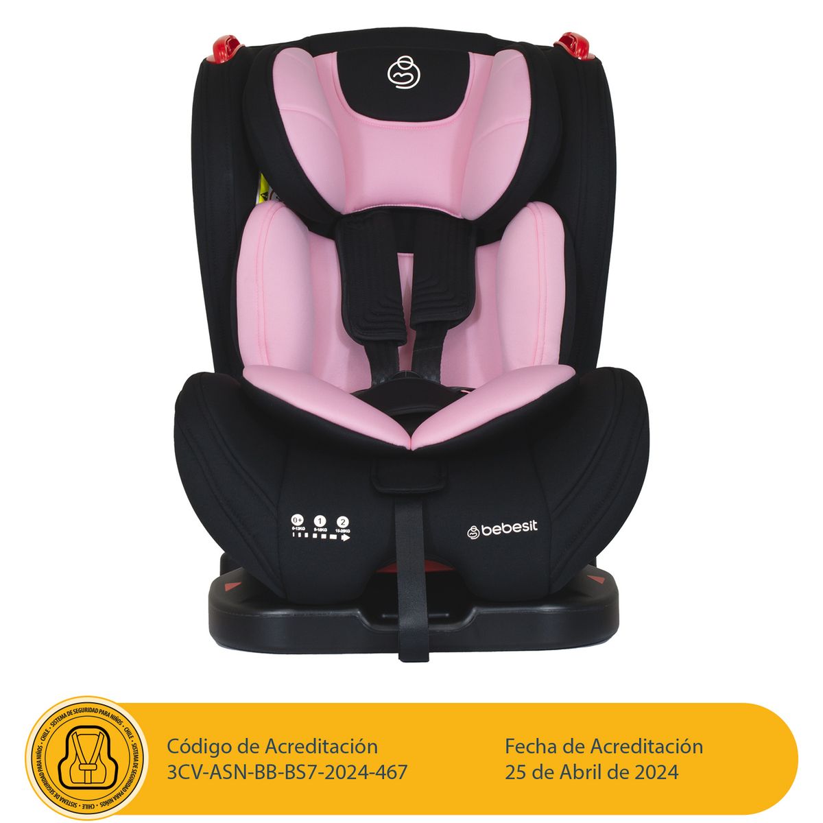 BEBESIT - Silla de Auto Convertible Ara Next Rosa