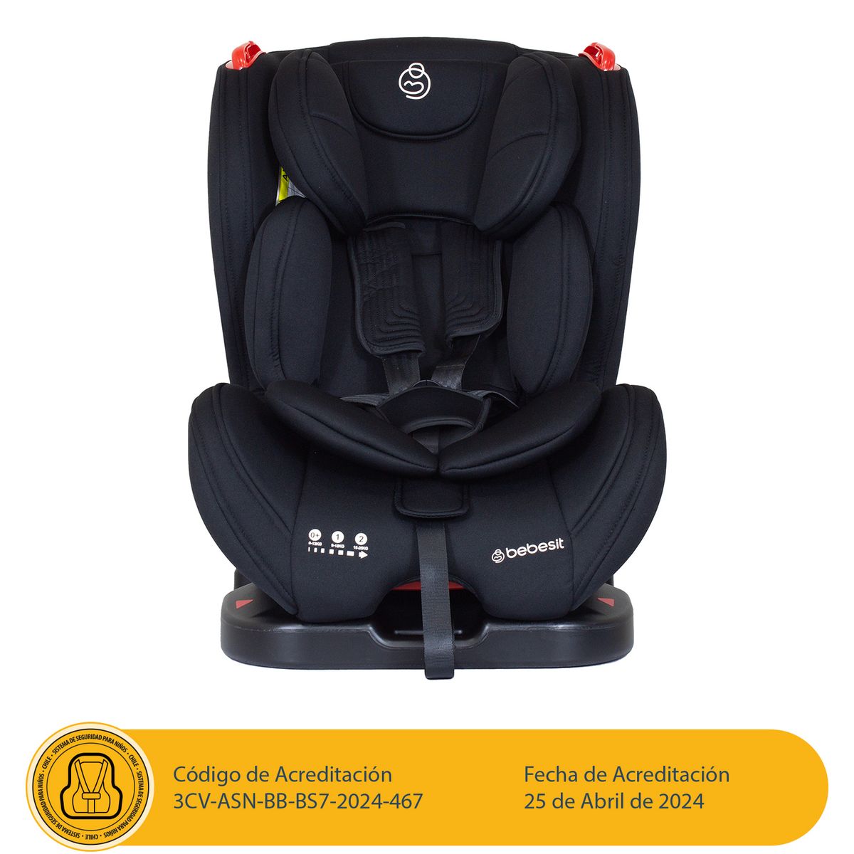 BEBESIT - Silla de Auto Convertible Ara Next Negro