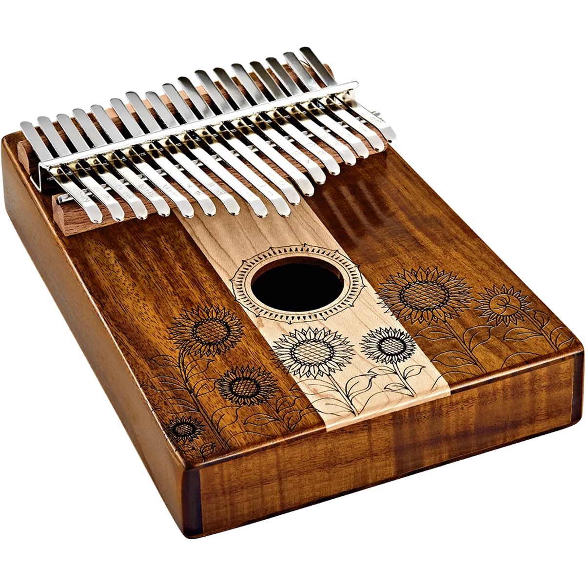 MEINL - Kalimba Meinl Sonic Energy 17 Notas Sound Hole Kalimbas Escala Do Mayor (Maple And Acacia) C/Estuche KL1706H
