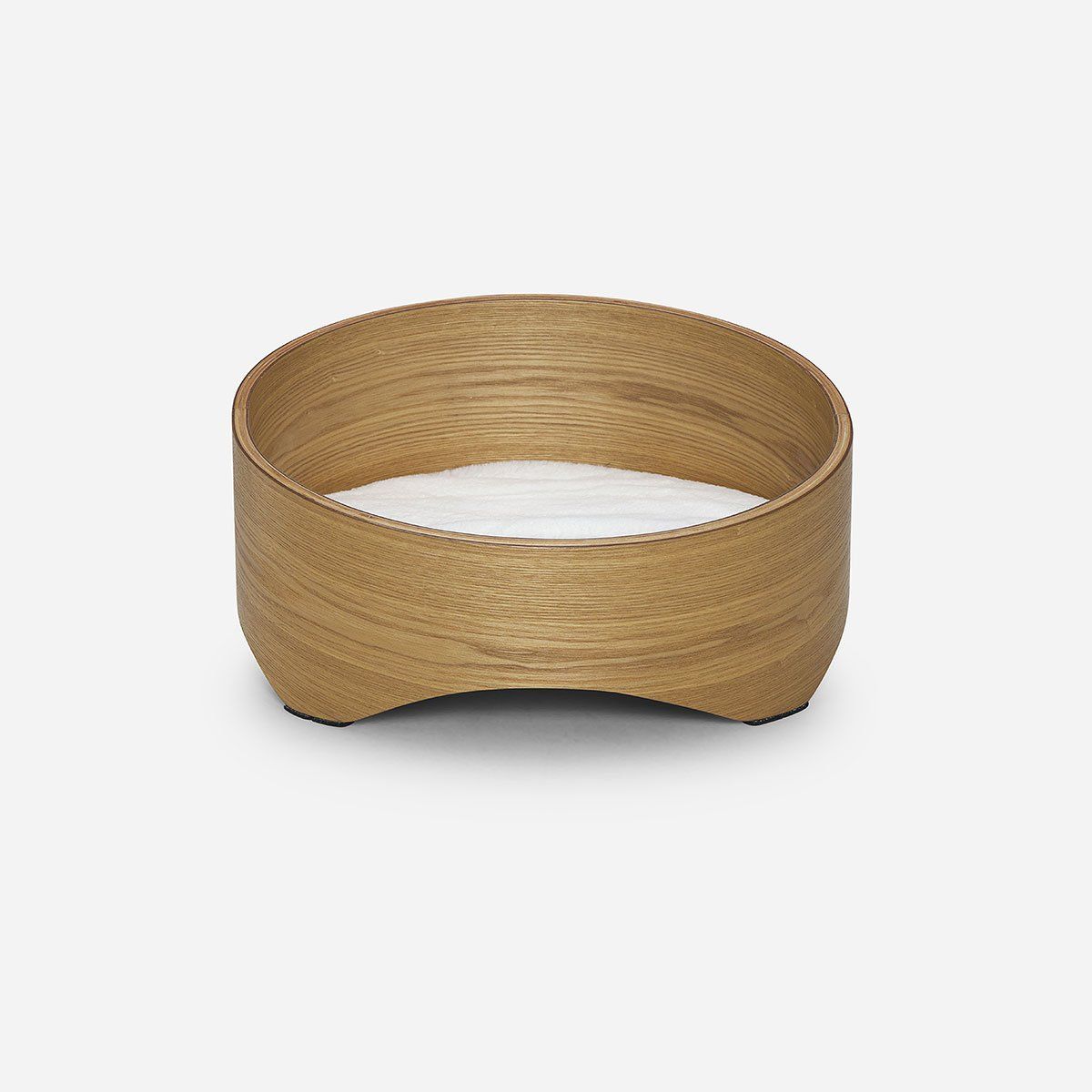 ROSEN - Cama Mascota Duque Blanco/Café Tamaño S