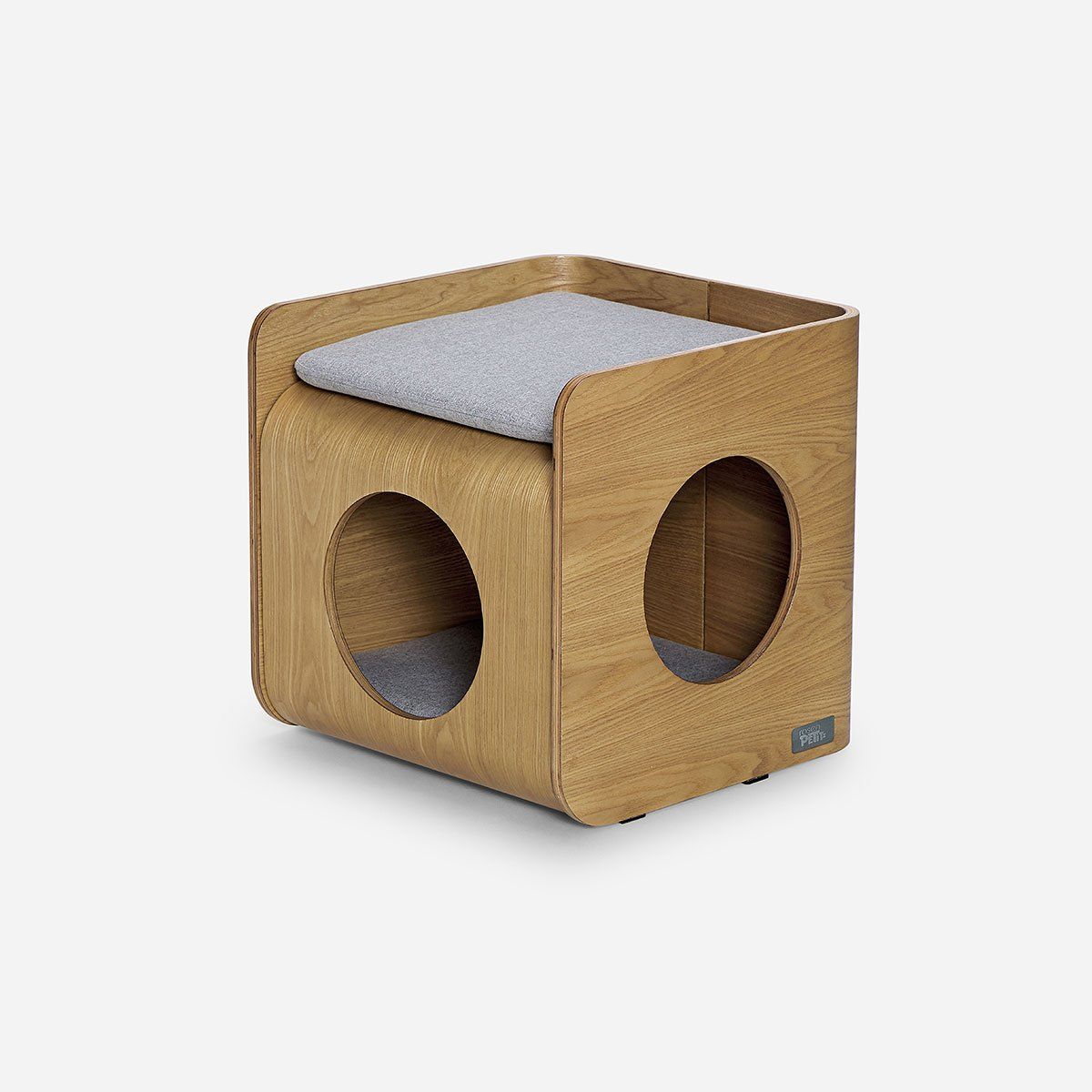 ROSEN - Cama Mascota Arcus Gris/ Café Tamaño S