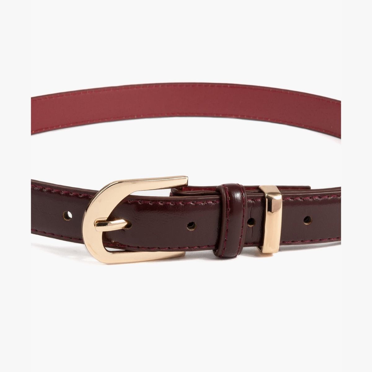 LOUNGE - Cinturón Mujer Con Hebilla Asimétrica