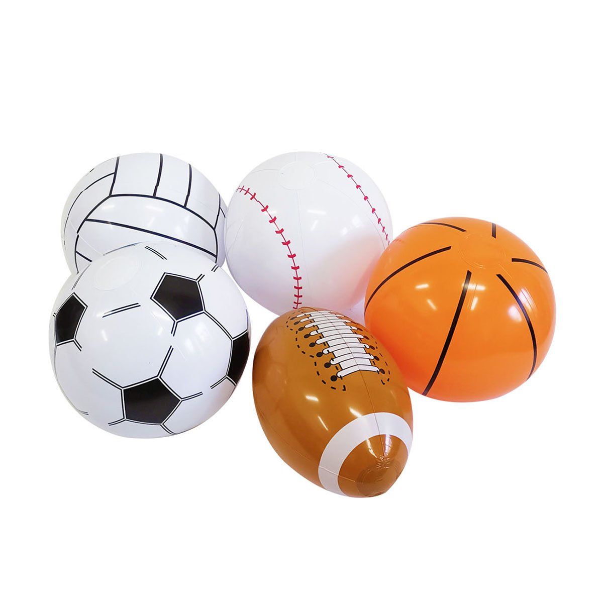 GENERICO - Pelotas De Playa 5Pcs 30cm Juguetes Hinchables Piscina