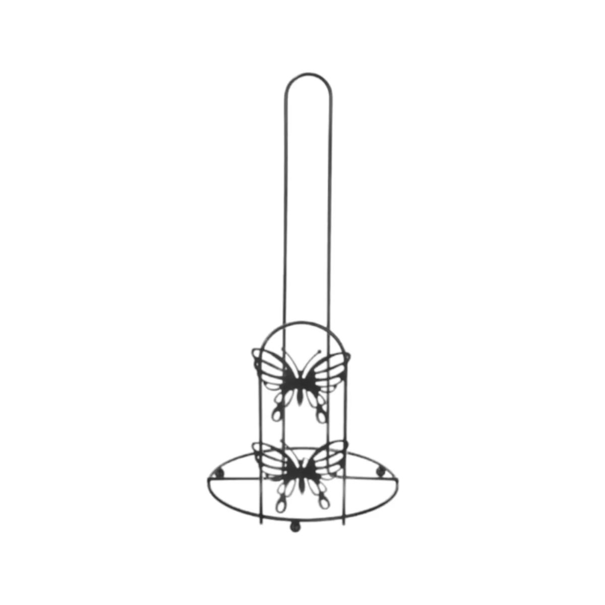 GENERICO - Porta Nova De Aluminio Negro Mariposa