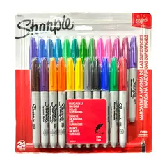 SHARPIE - Set 24 Marcadores Punta Fina Colores Surtidos