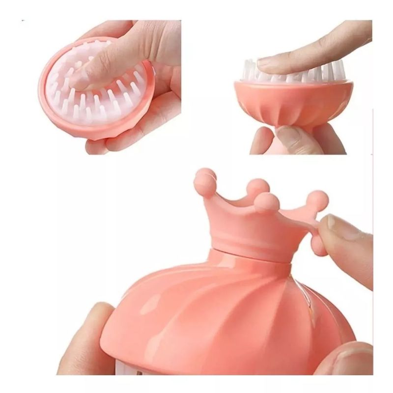 GENERICO - Esponja  Masajeador Baño Niño Con Dispensador