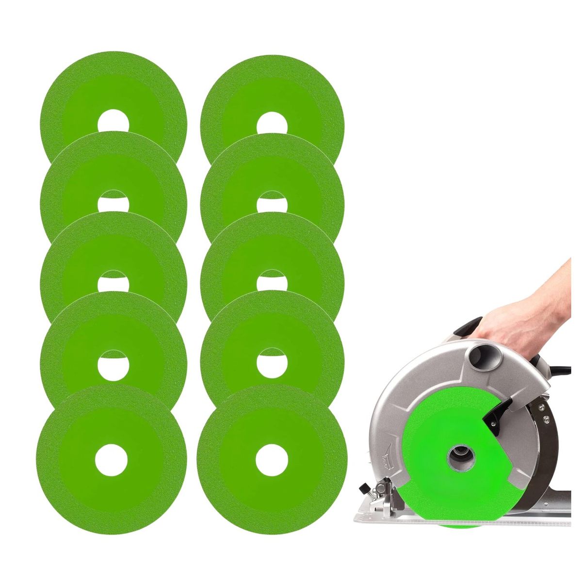 GENERICO - 10 Piezas Disco Corte De Vidrio Para Amoladora Angular