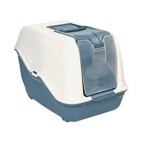 Arenero para Gato Netta Maxi Close Azul Opaco
