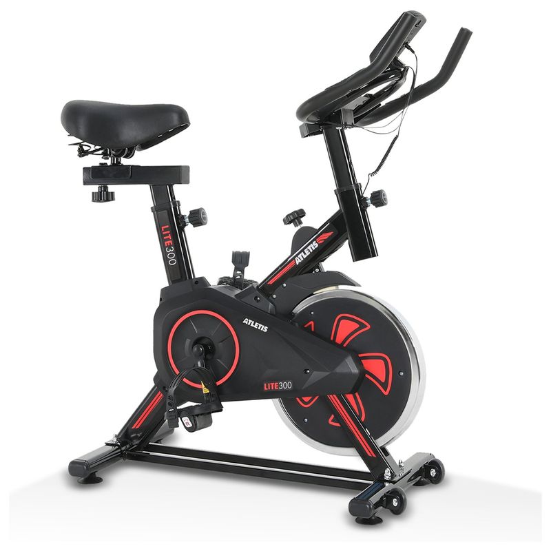 ATLETIS - Bicicleta Spinning Atletis Lite 300 Rojo 4Kg