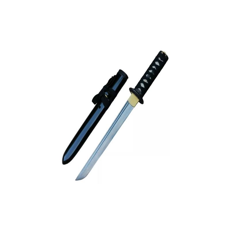 GENERICO - Katana Tanto De Acero Funcional Con Filo 41 Cm