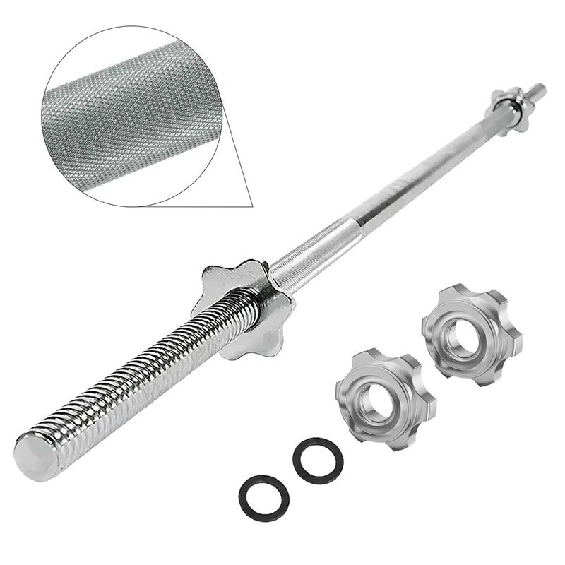 OVERFIT - Barra Preolimpica Recta 4.6 kg Overfit 120Cm Cromada Fitness