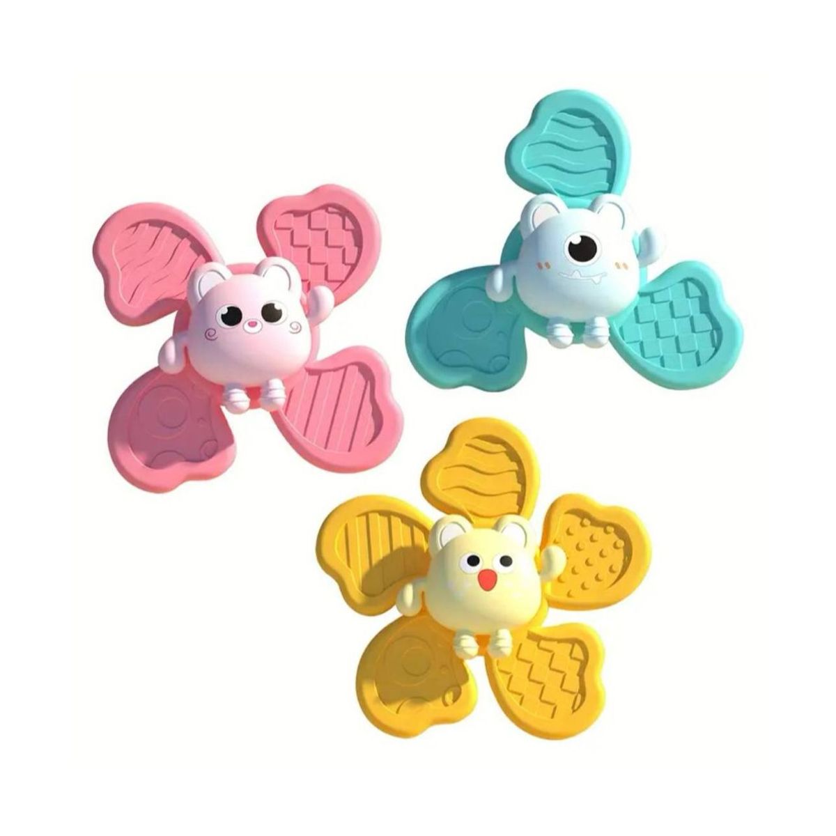 GENERICO - Set De 3 Spinner Sensoriales Para Bebés