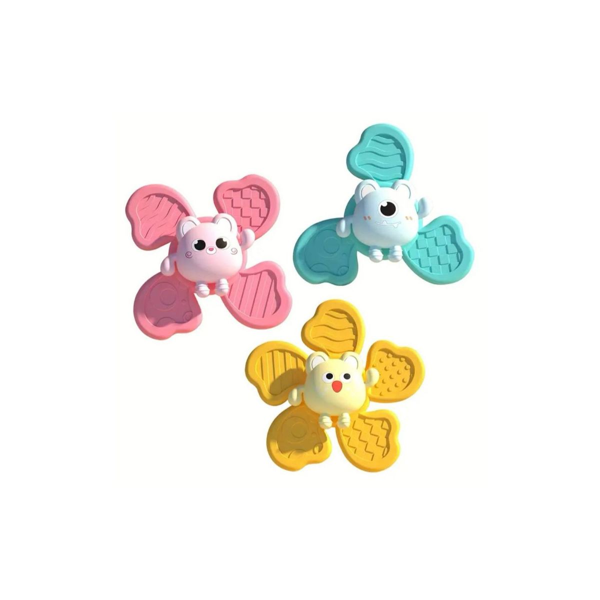 GENERICO - Set De 3 Spinner Sensoriales Para Bebés
