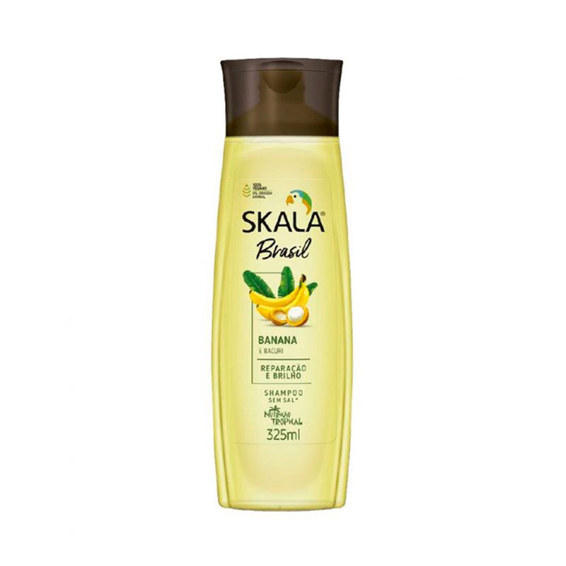 SKALA - Shampoo Sin Sal Vitamina Banana y Bacuri 325 ml Skala