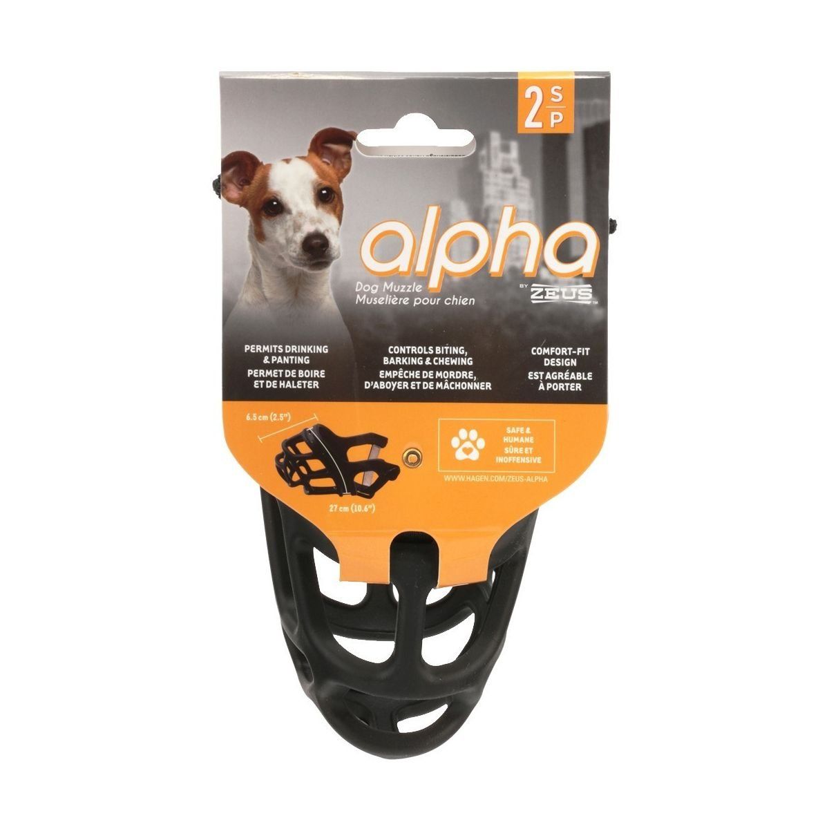 ZEUS - Bozal Para Perros Zeus Alpha Canasta Talla S Mascotas