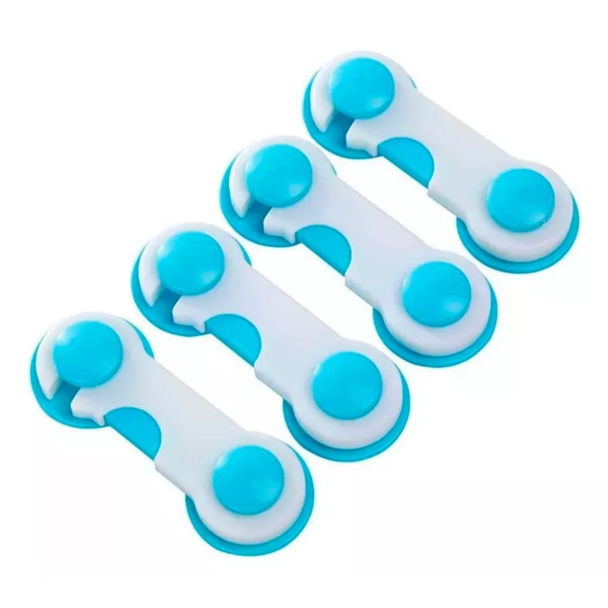 GENERICO - Pack Cerraduras De Seguridad Para Puertas De Gabinete