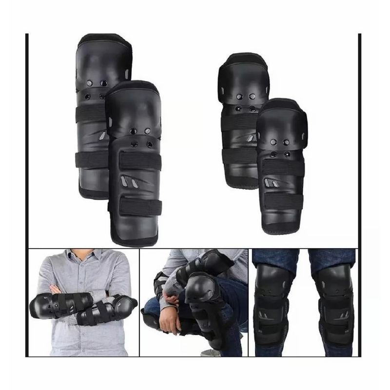 GENERICO - RODILLERA CODERA SET MOTO BICICLETA SKATE 265