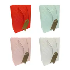 GENERICO - BOLSA DE REGALO CUADRITOS MACAROON 18X23 X1UNI